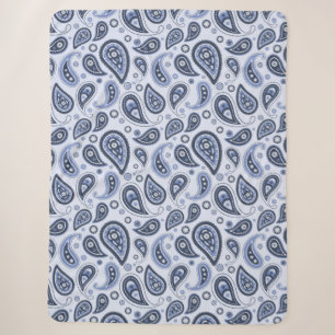 Komplexes florales Paisley-Druckdesign Sherpadecke