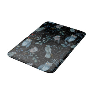 Komplexes florales und Paisley-Muster Badematte