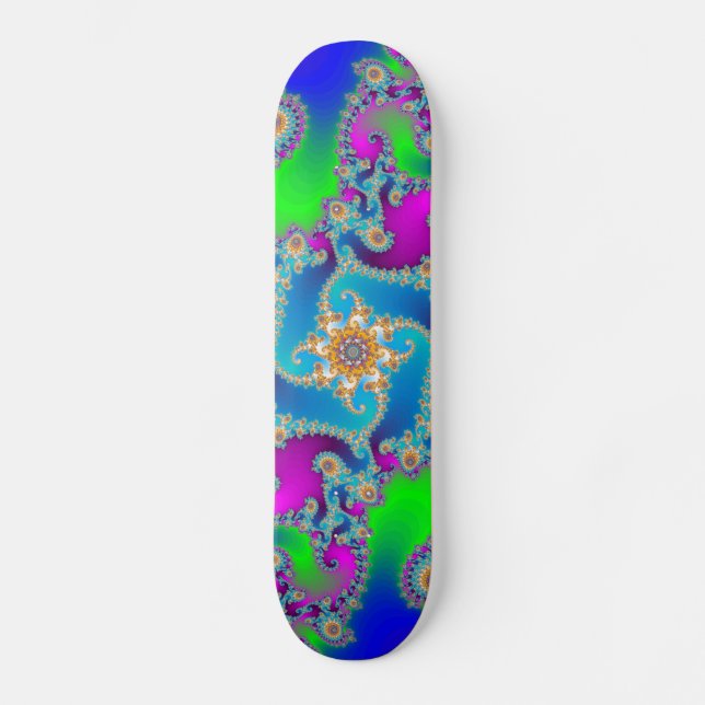 Komplexes Fraktal Muster: Skateboard (Vorderseite)
