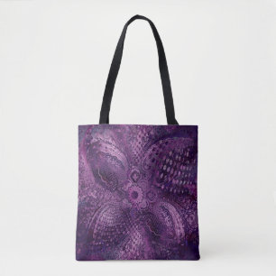 Komplexes Paisley-Muster in Dunkelviolett