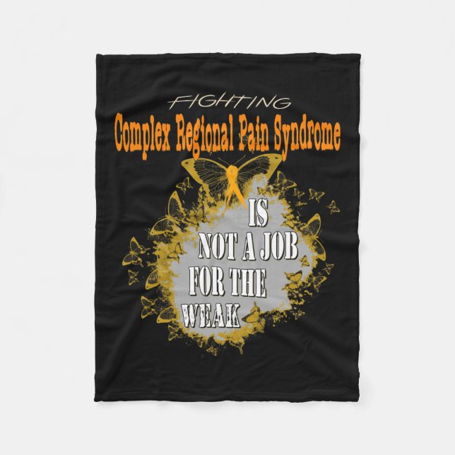 Komplexes regionales Schmerzsyndrom Bewusstsein 4 Fleecedecke (Vorderseite)