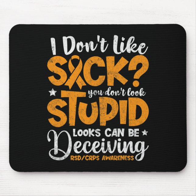Komplexes regionales Schmerzsyndrom Crps Warrior A Mousepad (Vorne)
