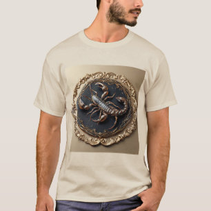 Komplexes Skorpion-Design mit aufwändigen Akzenten T-Shirt