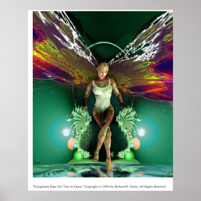 Komplexität trübt sich in Chaos Poster (Vorne)