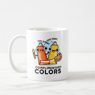Kompliment Colors Funny Paint Pun Kaffeetasse