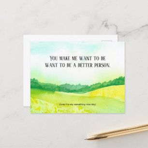 Kompliment sagen Etwas Schönes Tag 1 Juni Postkarte