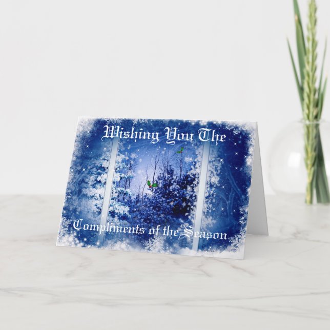 KOMPLIMIERUNGEN DER KARTE DER JAHRESCHRISTMAS (Vorderseite)