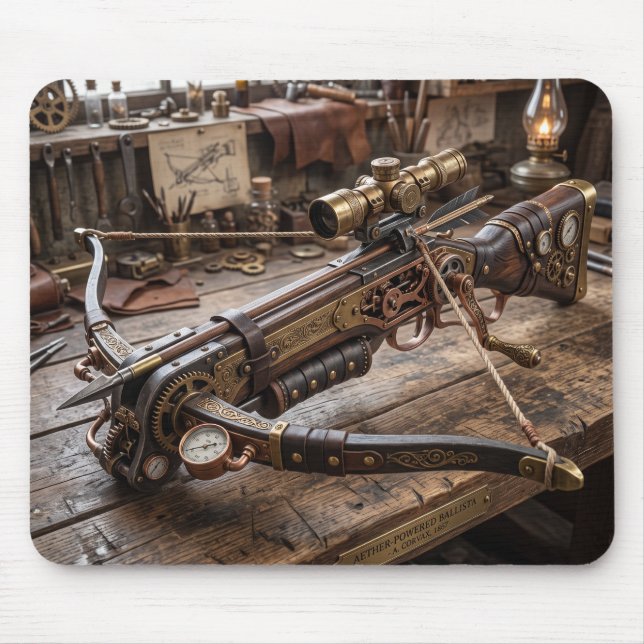 Komplizierte mittelalterliche Armbrust Mousepad (Vorne)