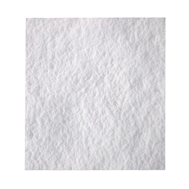 Komplizierte Schneestextur Notizblock (Vorderseite)