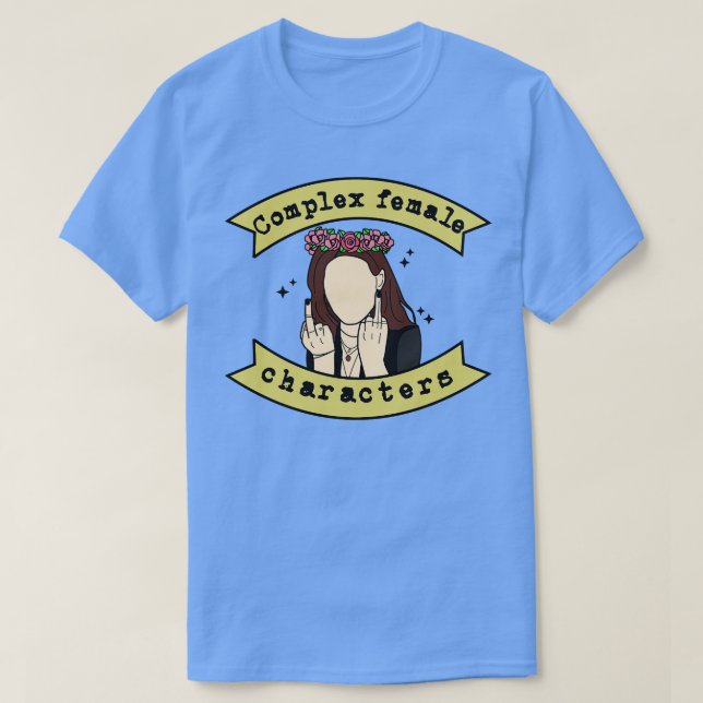 Komplizierte weibliche Figur T-Shirt (Design vorne)