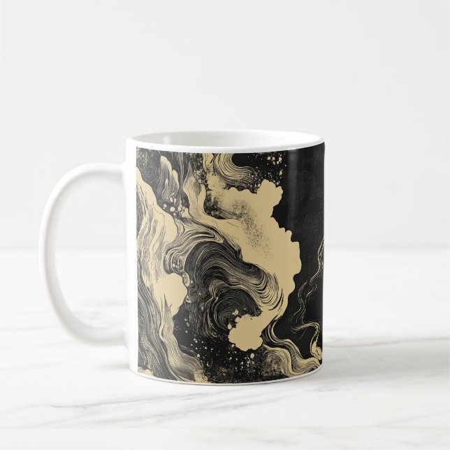 komplizierte Welle Kaffeetasse (Links)