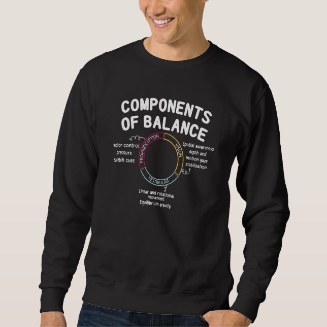 Komponenten der Balance Physical Therapy Physiothe Sweatshirt (Vorderseite)