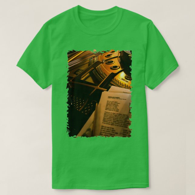 Komponieren am Klavier T-Shirt (Design vorne)