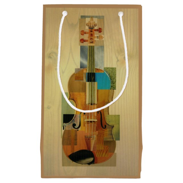 Komponierte Violine Kleine Geschenktüte (Vorderseite)