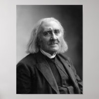 Komponist Franz Liszt Portrait - 1886