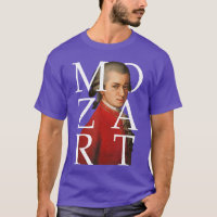 Komponist klassischer Musik Mozart Retro-Freunde