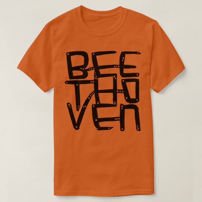 Komponist Ludwig van Beethoven T-Shirt (Design vorne)