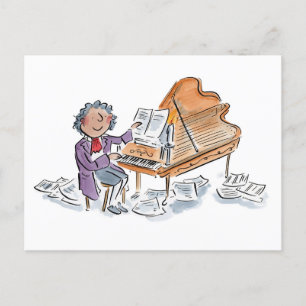 Komponist Postkarte