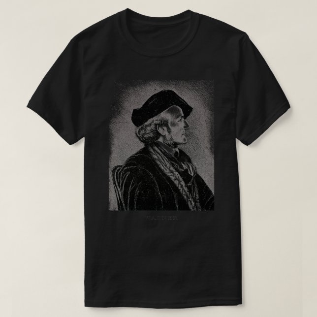 Komponist Richard Wagner T-Shirt (Design vorne)
