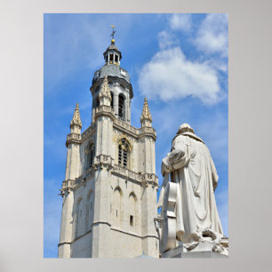 Komponistenstatue Adrien Francois Servais, Halle Poster