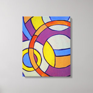 Komposition #14 von Michael Moffa Leinwanddruck