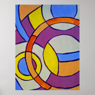 Komposition #14 von Michael Moffa Poster