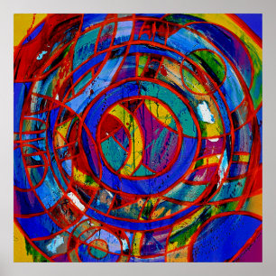 Komposition #17 von Michael Moffa Poster