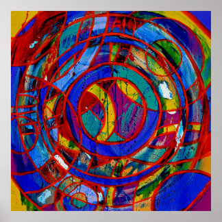 Komposition #17 von Michael Moffa Poster