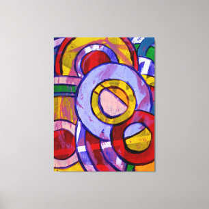 Komposition #19 von Michael Moffa Leinwanddruck