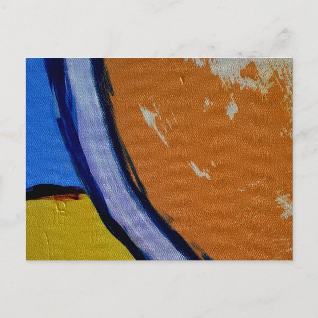 Komposition #1A von Michael Moffa Postkarte (Vorderseite)