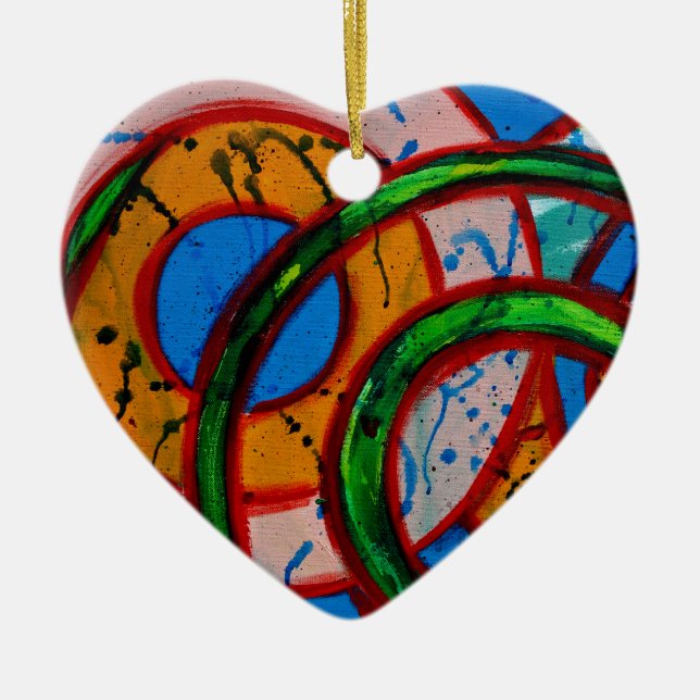 Komposition #20A von Michael Moffa Keramikornament (Vorne)