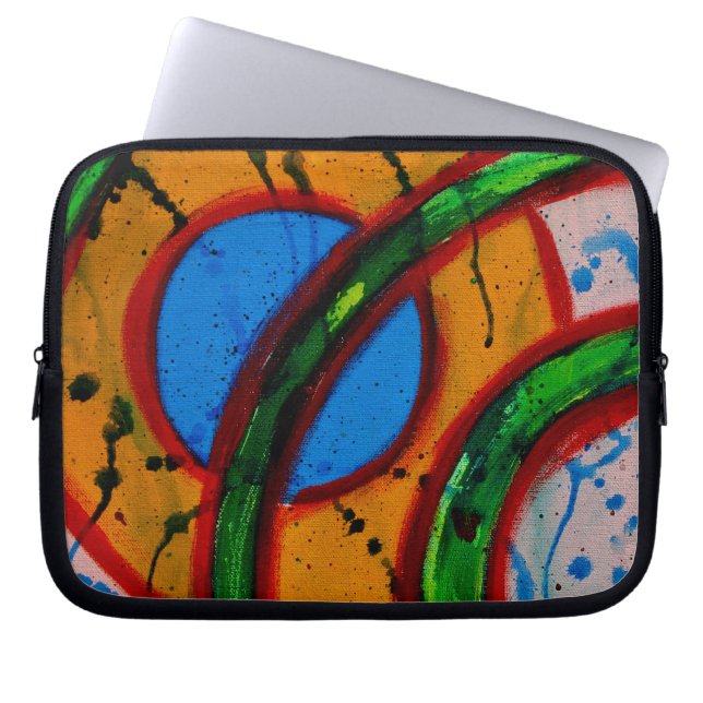 Komposition #20A von Michael Moffa Laptopschutzhülle (Vorderseite)