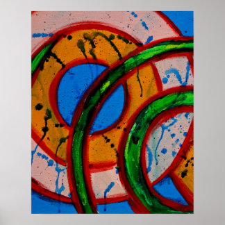 Komposition #20A von Michael Moffa Poster