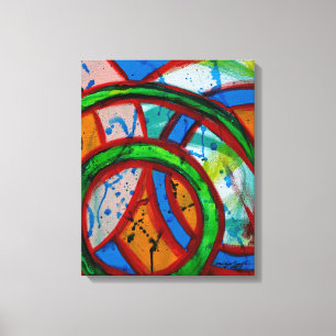 Komposition #20B von Michael Moffa Leinwanddruck