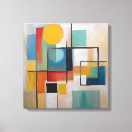 Komposition 2204 - überzogene Canvas Print Leinwanddruck