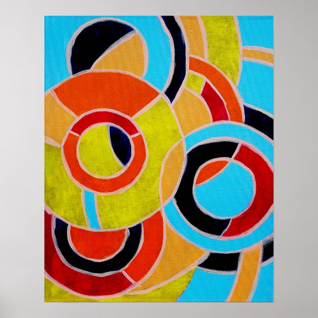 Komposition #22 von Michael Moffa Poster (Vorne)