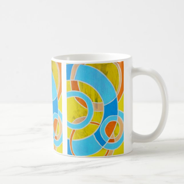 Komposition #23 von Michael Moffa Kaffeetasse (Rechts)