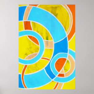 Komposition #23 von Michael Moffa Poster