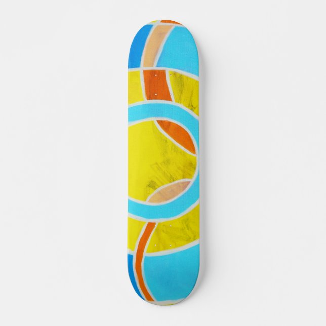 Komposition #23B von Michael Moffa Skateboard (Vorne)