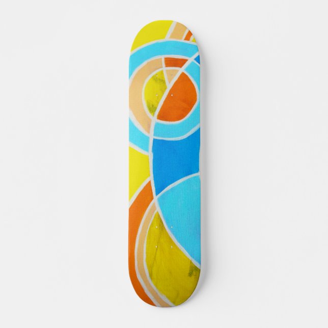 Komposition #23C von Michael Moffa Skateboard (Vorne)