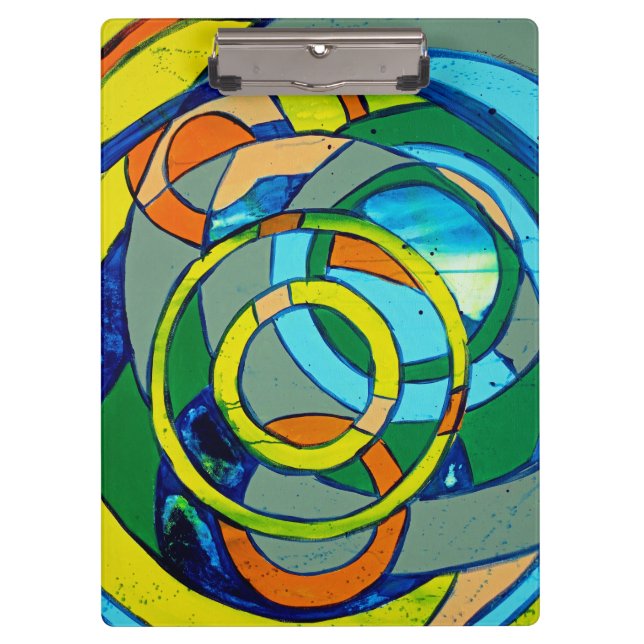 Komposition #26 von Michael Moffa Klemmbrett (Vorderseite)