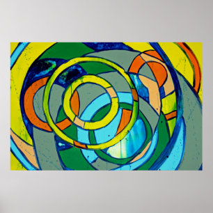 Komposition #26 von Michael Moffa Poster