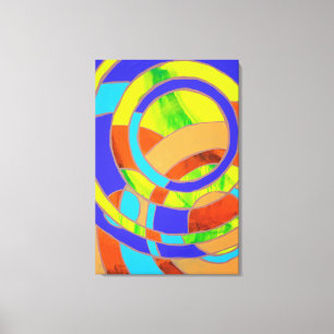 Komposition #27 von Michael Moffa Leinwanddruck