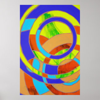 Komposition #27 von Michael Moffa Poster