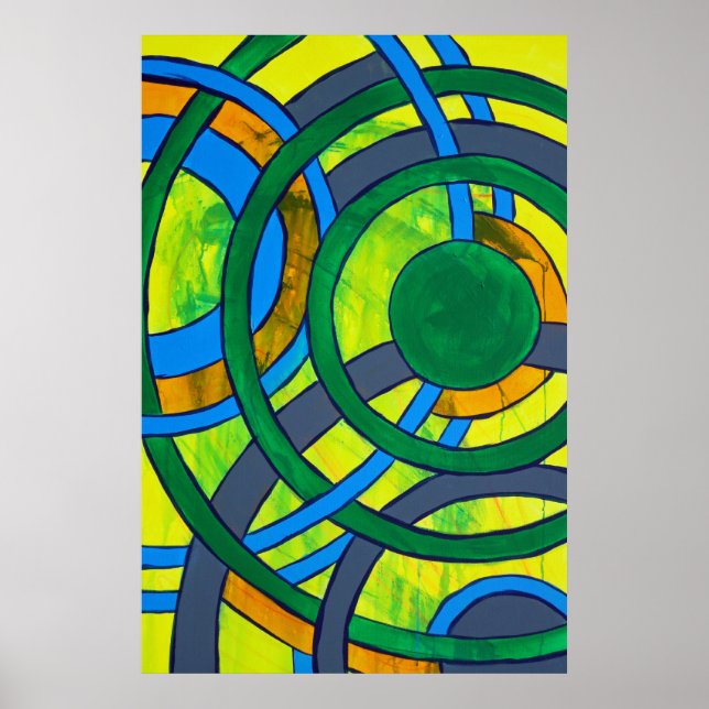 Komposition #28 von Michael Moffa Poster (Vorne)