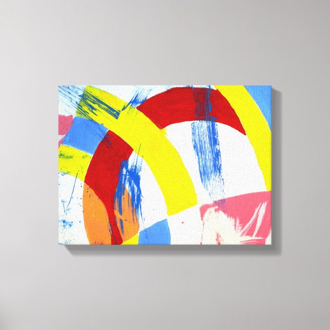 Komposition #2A von Michael Moffa Leinwanddruck (Vorderseite)