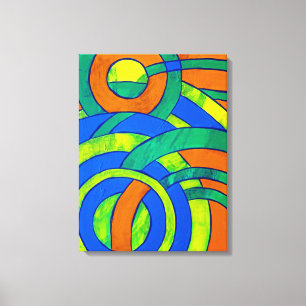 Komposition #30 von Michael Moffa Leinwanddruck