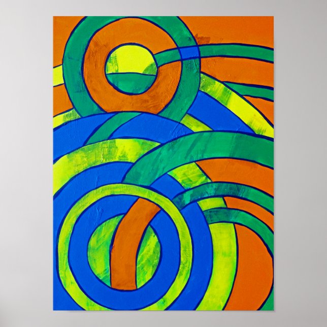 Komposition #30 von Michael Moffa Poster (Vorne)