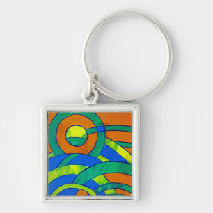 Komposition #30 von Michael Moffa Schlüsselanhänger