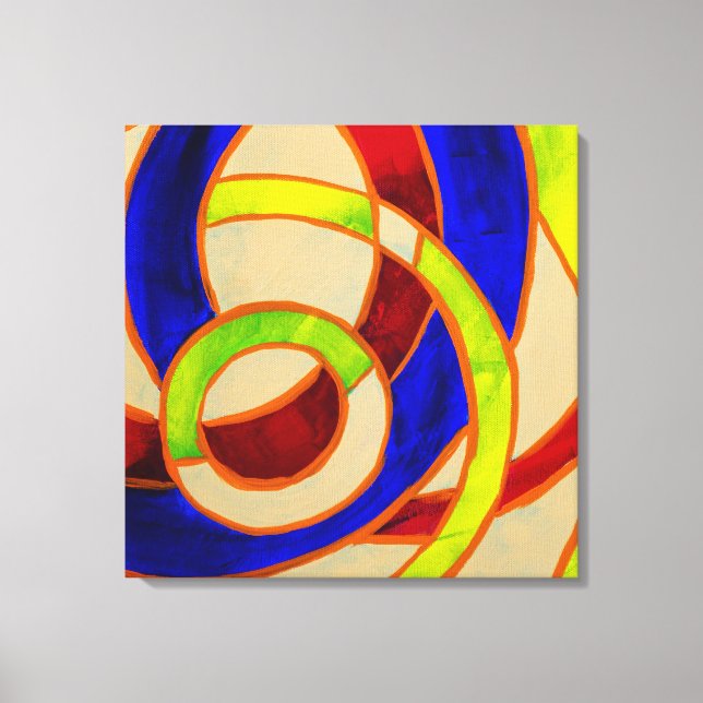 Komposition #31 von Michael Moffa Leinwanddruck (Vorderseite)
